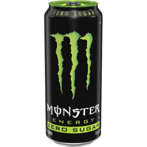 Monster Zero Sugar Energy Drink 16 oz Cans 12 pack