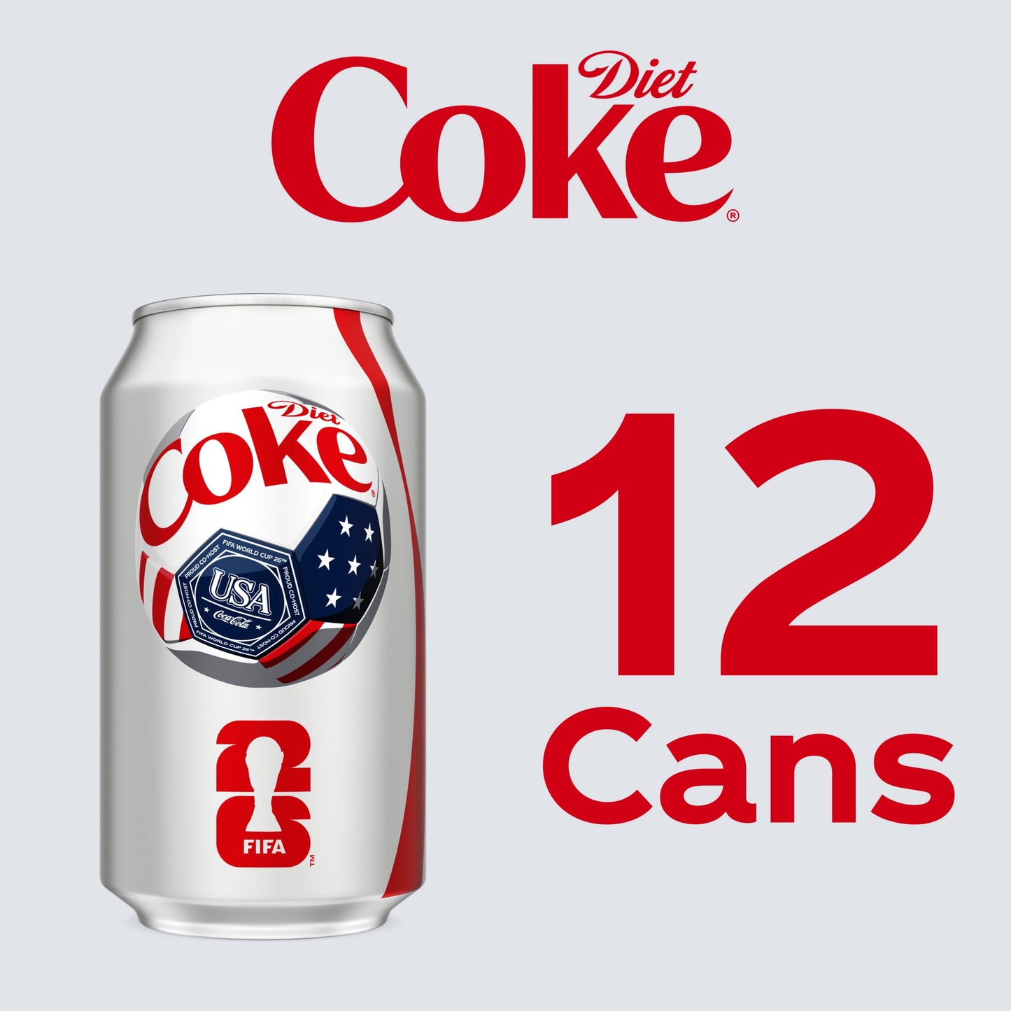 Diet Coke Fridge Pack cans stacked and ready to drink chilled