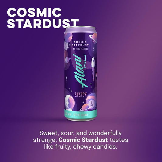 Alani Nu COSMIC STARDUST Sugar-Free Energy Drink 12 Pack | 12 Fl Oz Cans