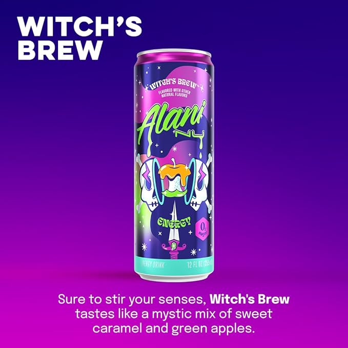 Alani Nu WITCH'S BREW Energy Drink (12 Pack) 12 FL OZ Cans