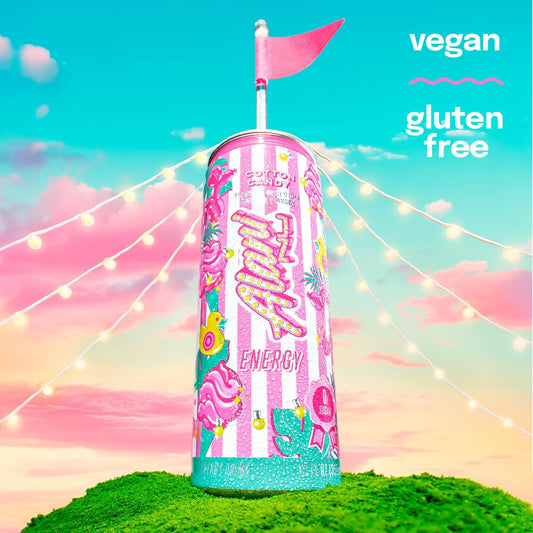 Alani Cotton Candy Energy Drink 12 Fl Oz Cans, 12 Pack