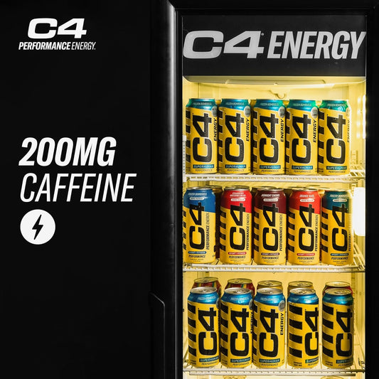 Cellucor C4 Energy Drink | Frozen Bombsicle | Pre Workout | 16 Fl Oz (12 Pack)