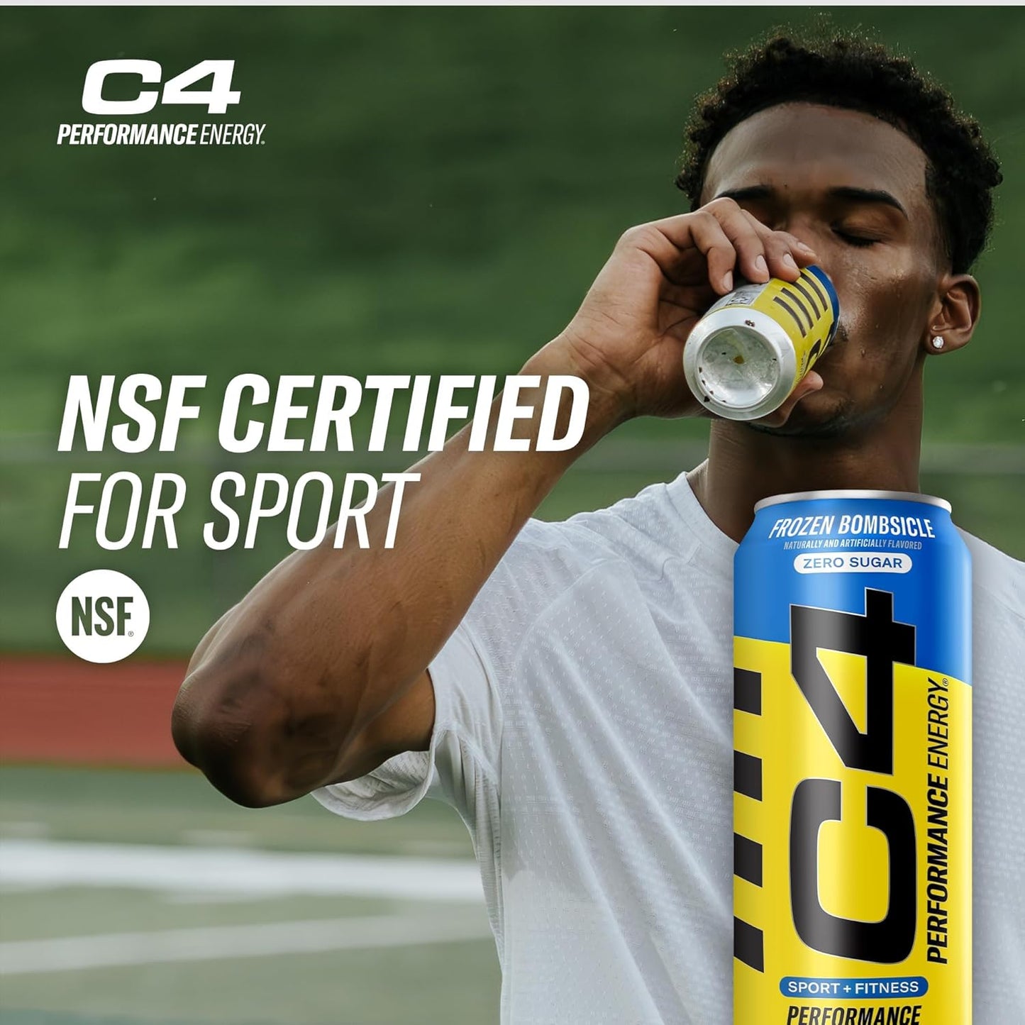 Cellucor C4 Energy Drink | Frozen Bombsicle | Pre Workout | 16 Fl Oz (12 Pack)