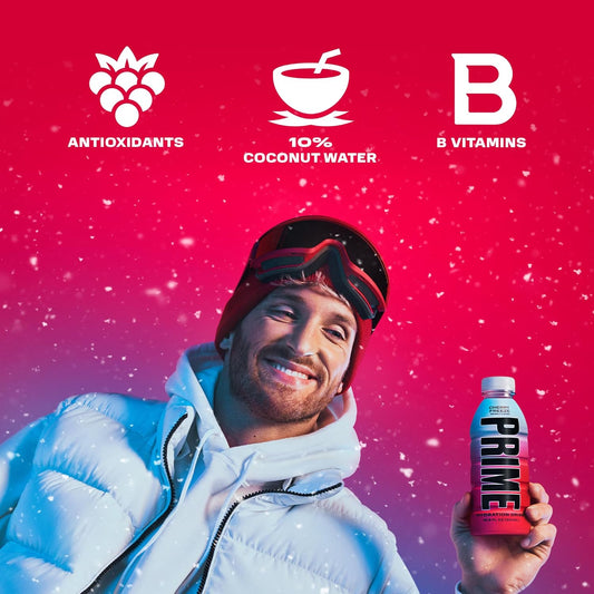 Prime Hydration Drink, Cherry Freeze Limited Time Only, 16.9 fl oz peak of 12