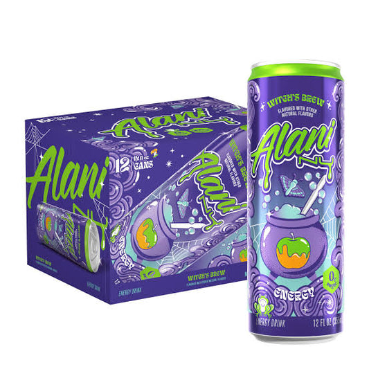 Alani Nu WITCH'S BREW Energy Drink 12 Pack Case 12 FL OZ Cans