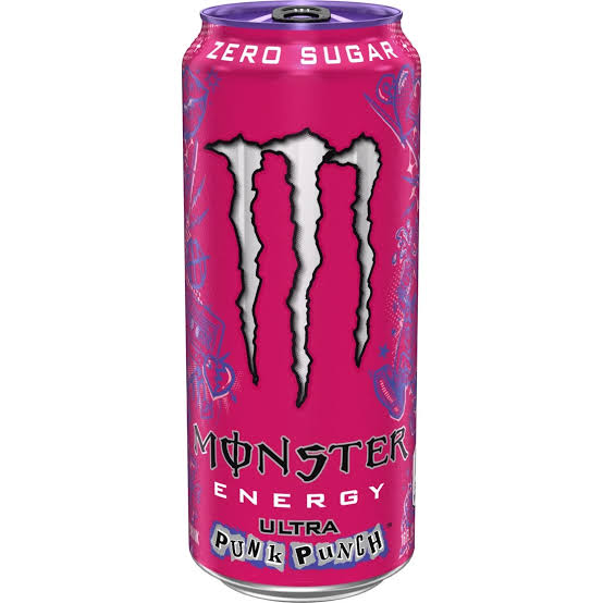 Monster Energy Ultra Punk Punch, Zero Sugar Energy Drink, 16 fl oz Cans (24 Pack)