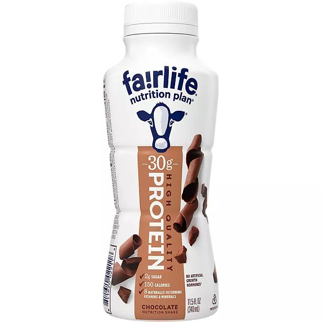 Fairlife Nutrition Plan Chocolate 30g Protein Shake 11.5fl.oz, (12 Pack)