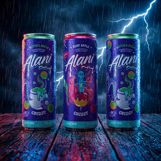Alani Nu Potion Pack, Witch's Brew and Ruby Apple Energy Drink, 12 Fl Oz (Pack of 12)