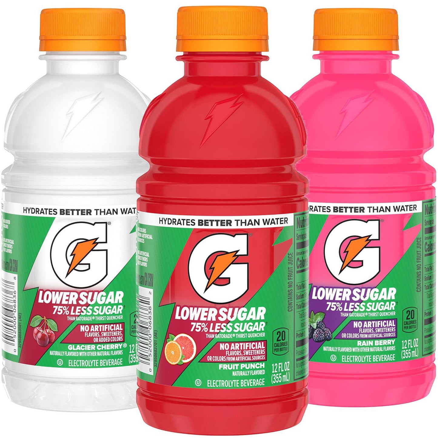 Gatorade Lower Sugar Variety Pack case of 24 bottles ready for hydration