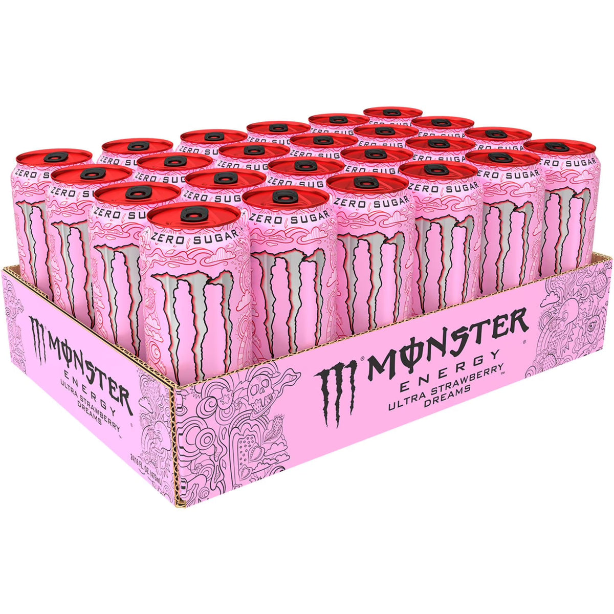 Monster Ultra Strawberry Dreams 16 fl. oz., 24 pk.