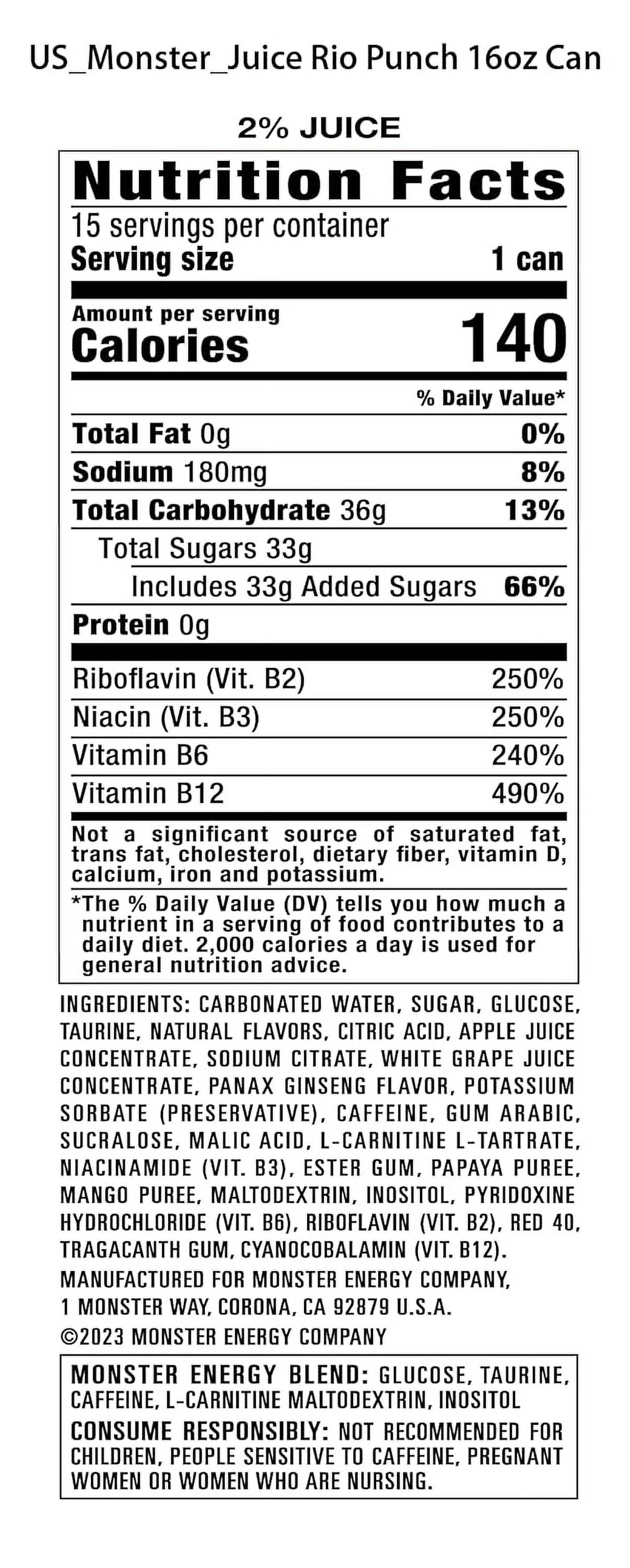 Monster Energy Rio Punch pack image 2