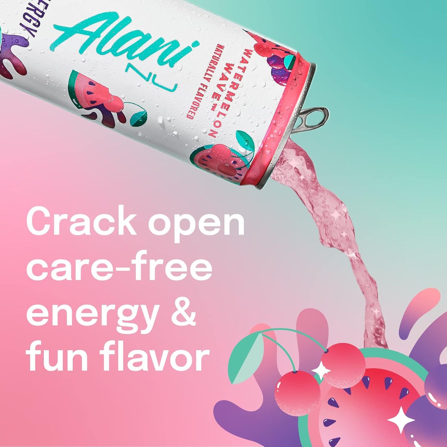 Alani Nu WATERMELON WAVE Energy Drink 12, 24 Pack