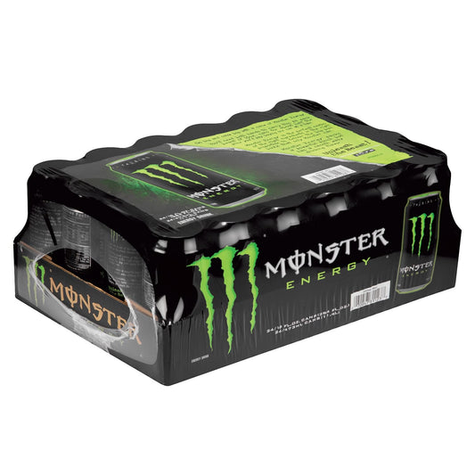 Monster Energy Drink, Green, Original, 16 Ounce (Pack of 24)
