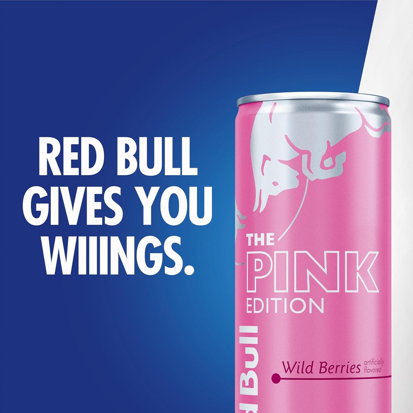 Red Bull Pink Edition Energy Drink, Wild Berries, 8.4 fl. oz., Case of 24 cans