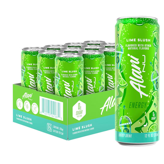 Alani Nu Lime Slush Sugar Free Energy Drink  12 pack / 24 pack