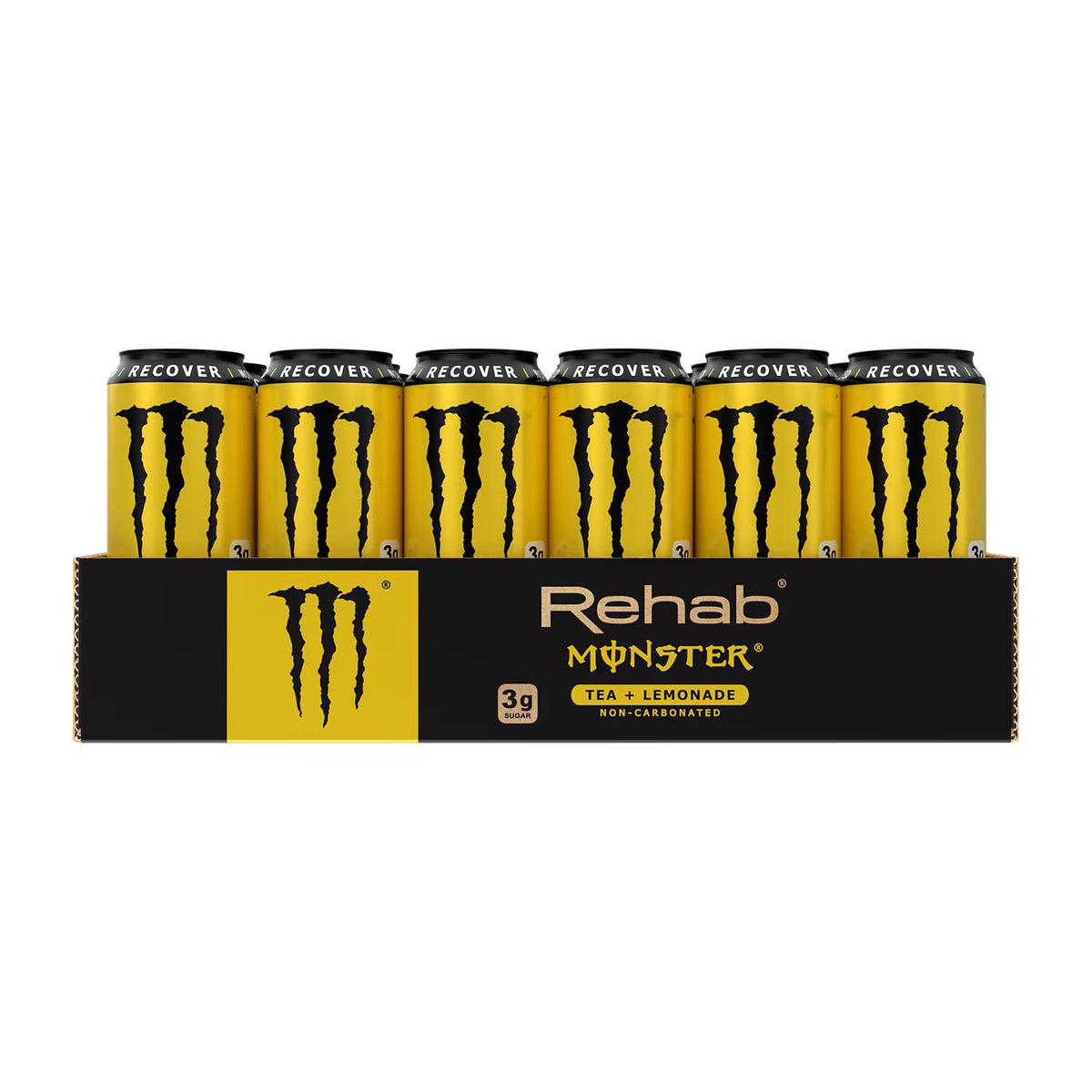 Monster Energy Rehab, Tea + Lemonade, Energy + Tea Energy Drink, 15.5 fl. oz., 24 pk.