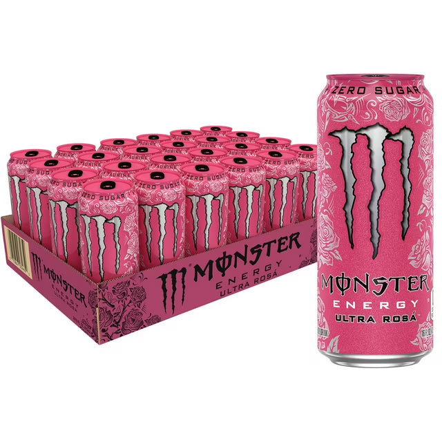 Monster Energy Ultra Rosa, 16 fl. oz., 24 pk.