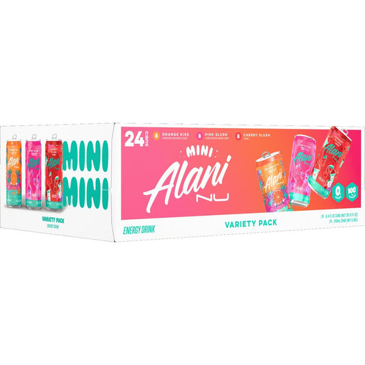 Alani Nu Mini Variety Pack, 8.4 fl. oz., 24 pk.