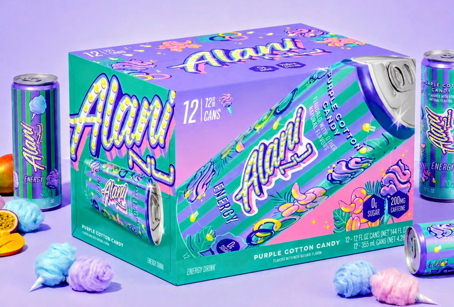 Alani Purple Cotton Candy 12 Pack