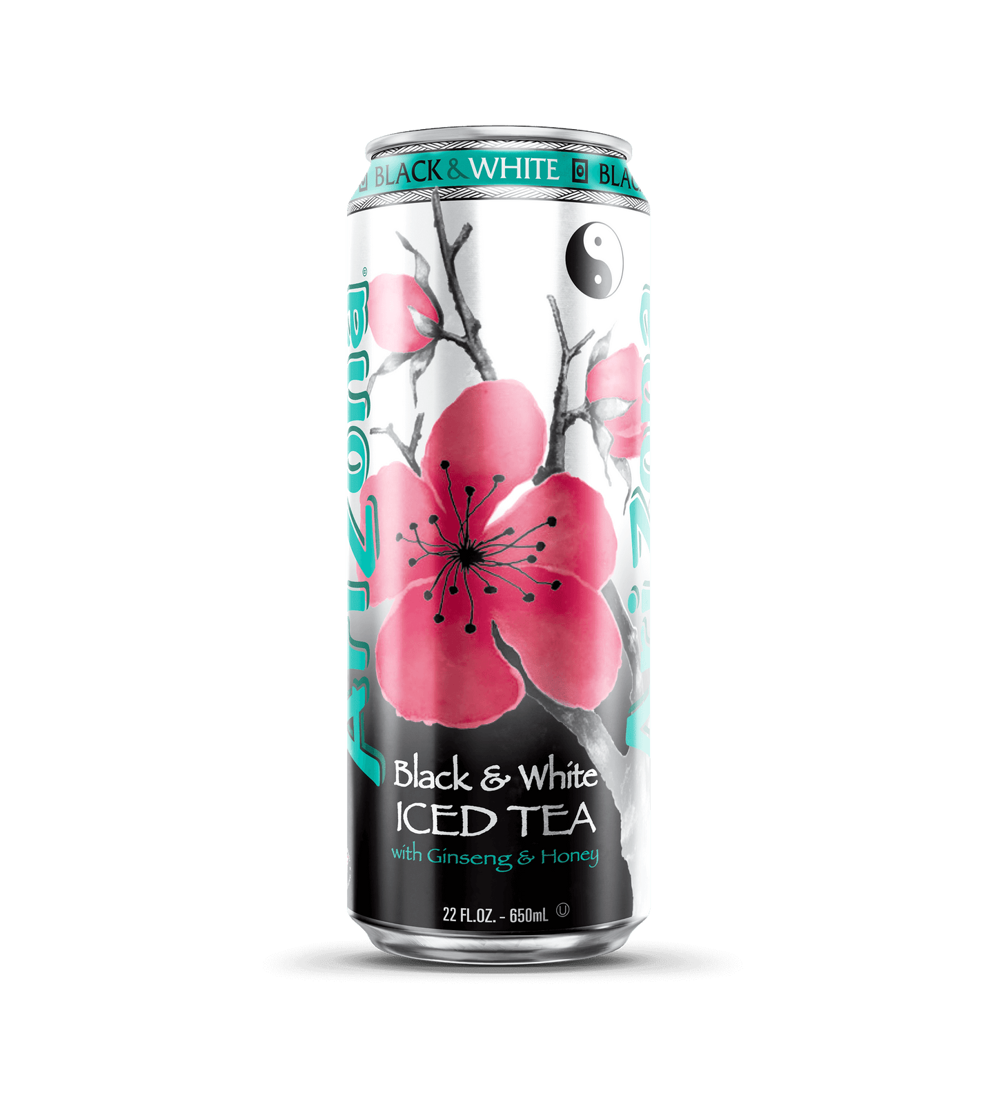 AriZona Black and White Tea Big Can 22oz, 12-pack