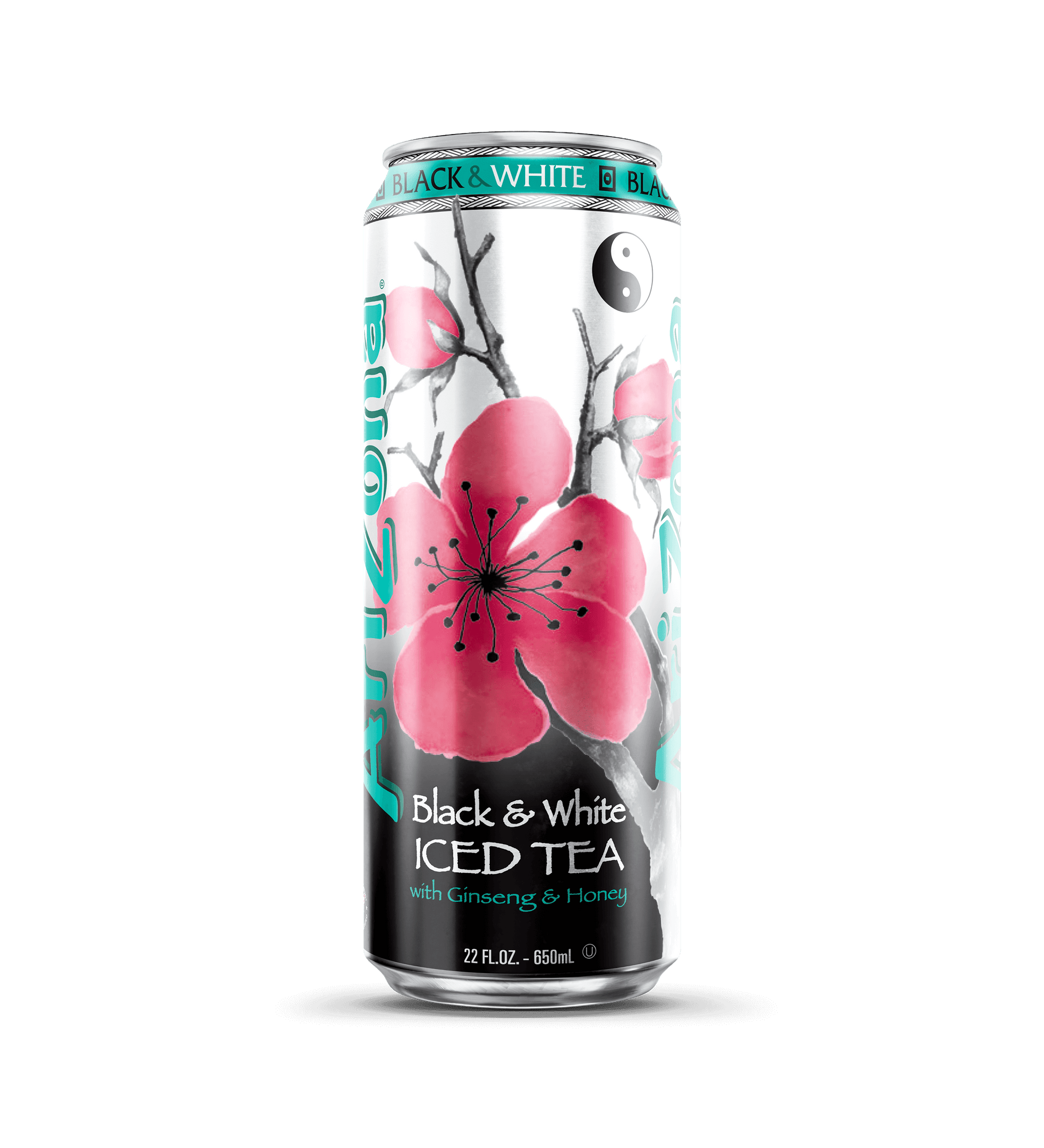 AriZona Black and White Tea Big Can 22oz, 12-pack