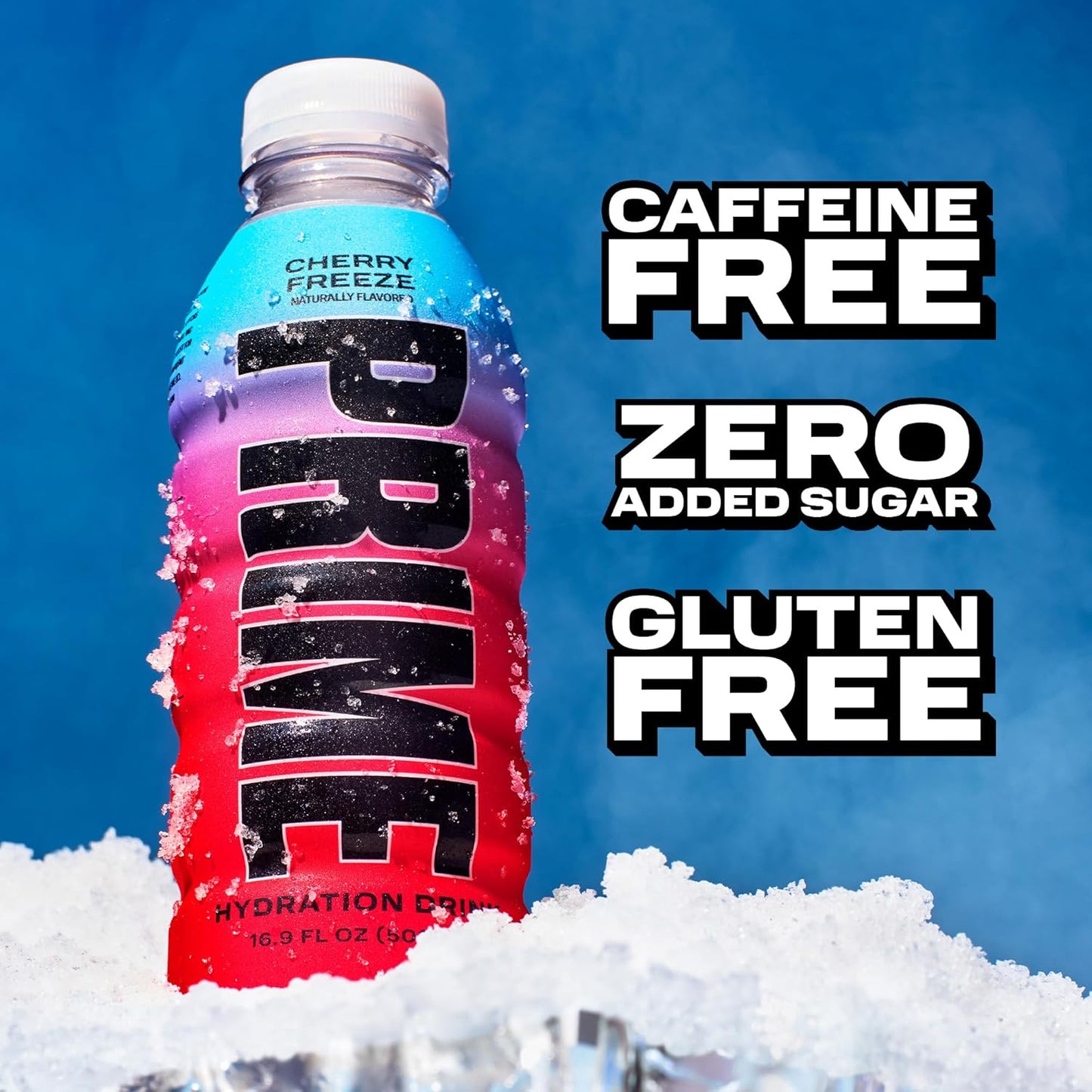 Prime Hydration Drink, Cherry Freeze Limited Time Only, 16.9 fl oz peak of 12