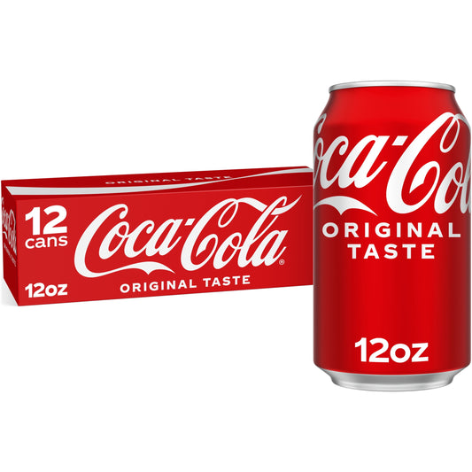 Coca-Cola Soda Pop Fridge Pack Cans, 12-pack, 12oz cans