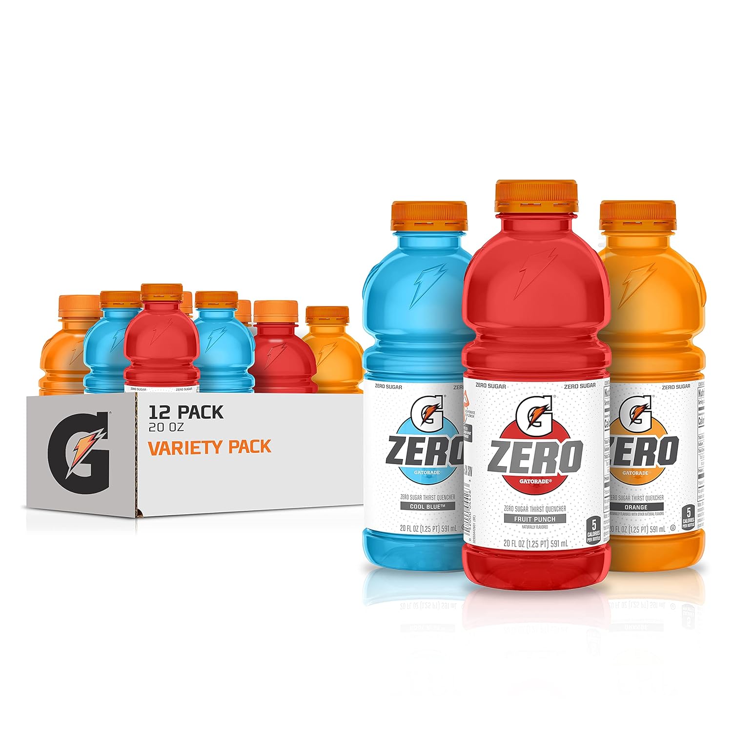 Gatorade Thirst Quencher, Variety Pack, 12 Fl Oz (Pack of 12)