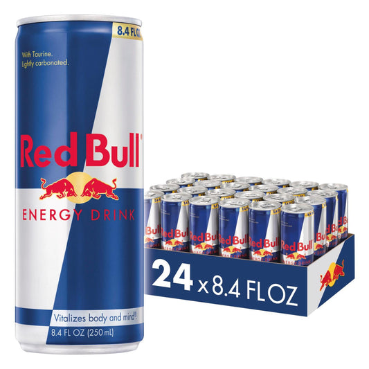 Red Bull Energy Drink 24-pack, 8.4oz cans, 6 packs of 4