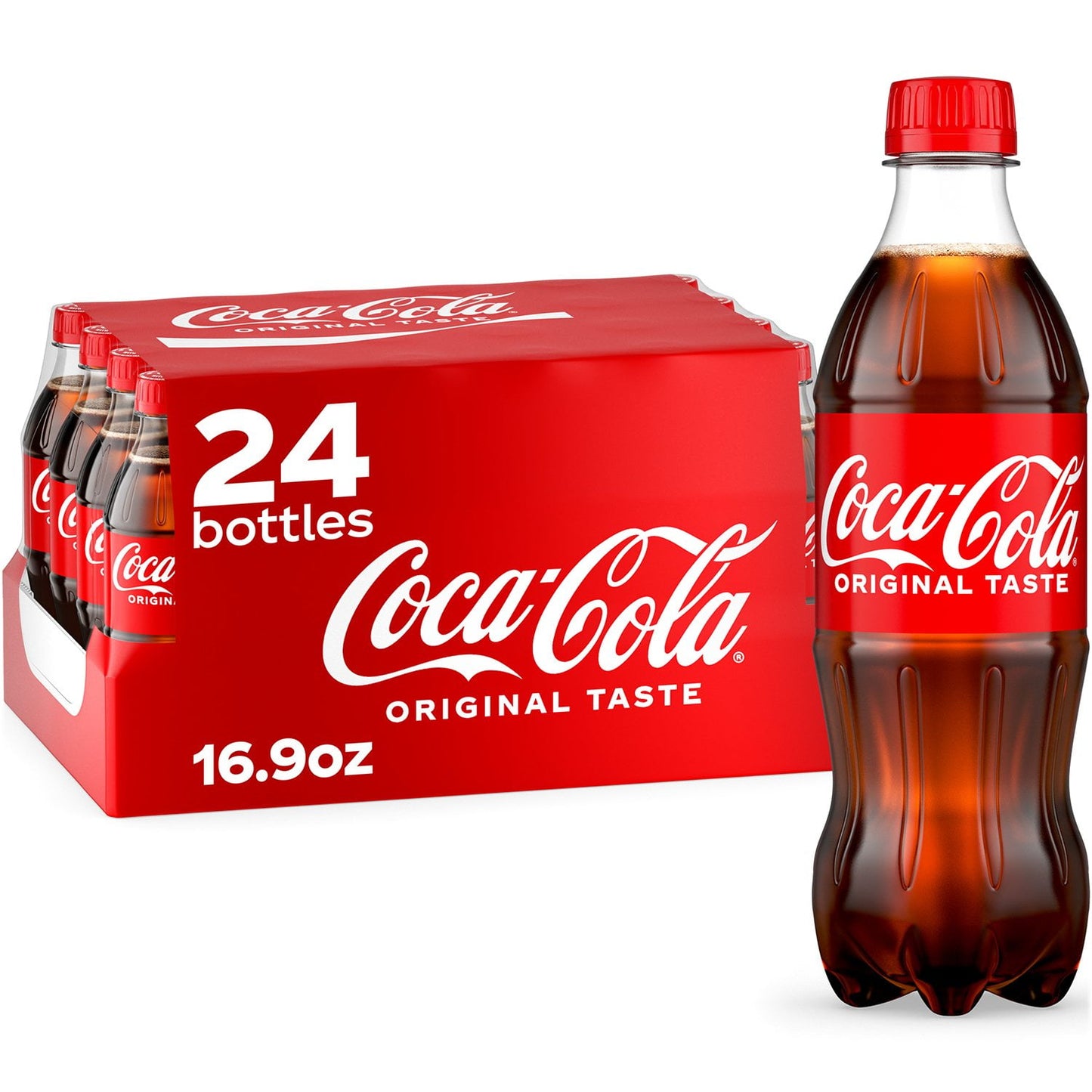 Coca-Cola Soda Soft Drink 24-pack, 16.9oz bottles
