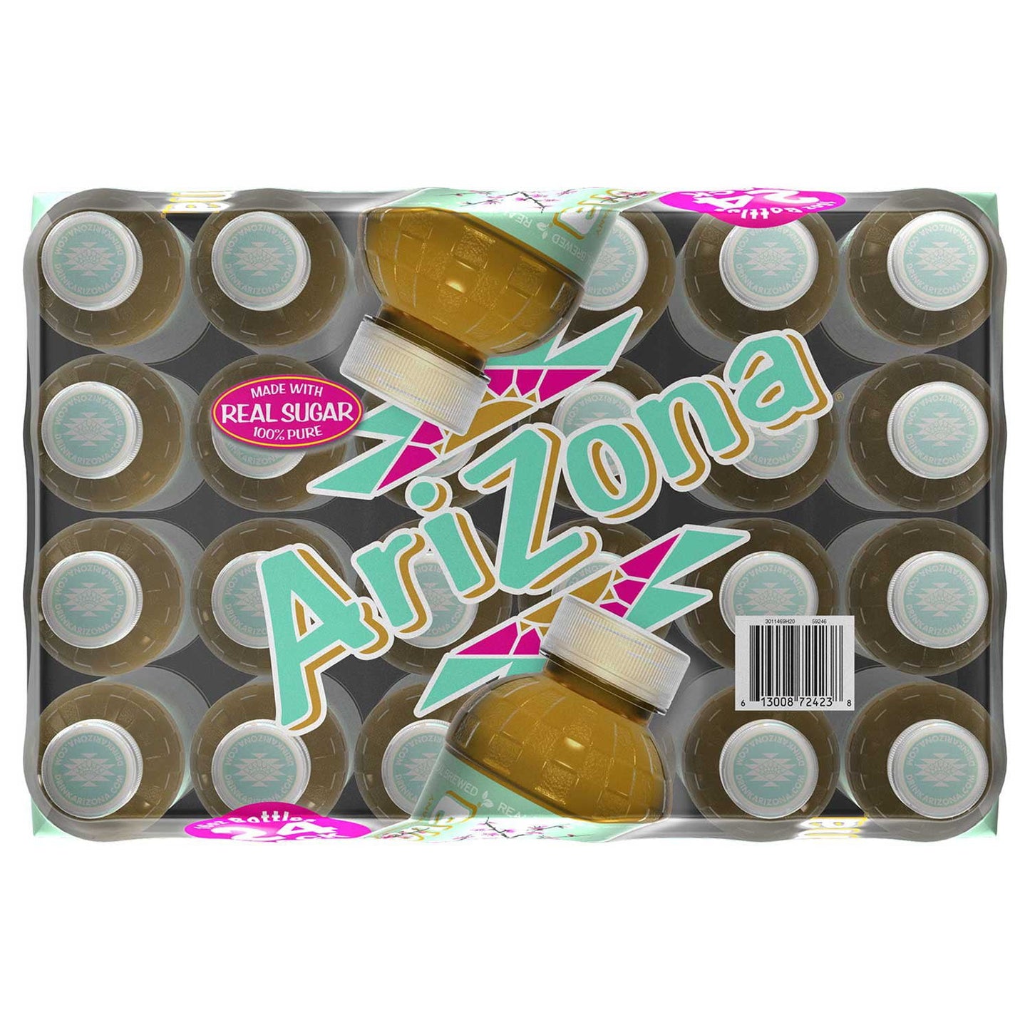 AriZona Green Tea with Ginseng and Honey case of 24 bottles chilled and ready to drink