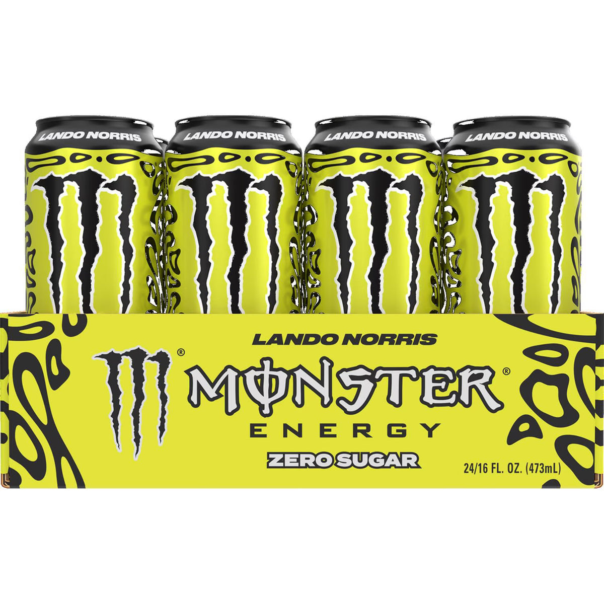 Monster Energy Zero Sugar, Lando Norris, Sugar Free Energy Drink, 16 fl. oz., 24 pk.