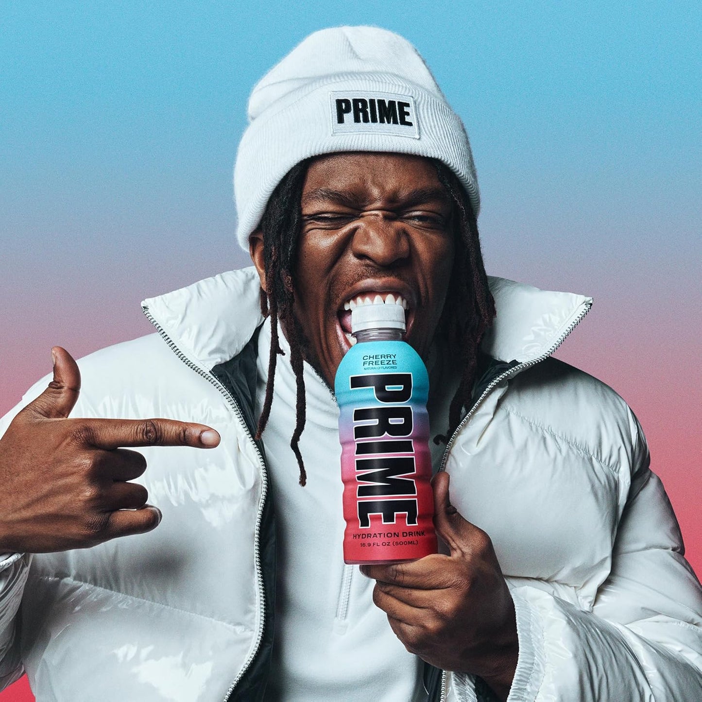 Prime Hydration Drink, Cherry Freeze Limited Time Only, 16.9 fl oz peak of 12