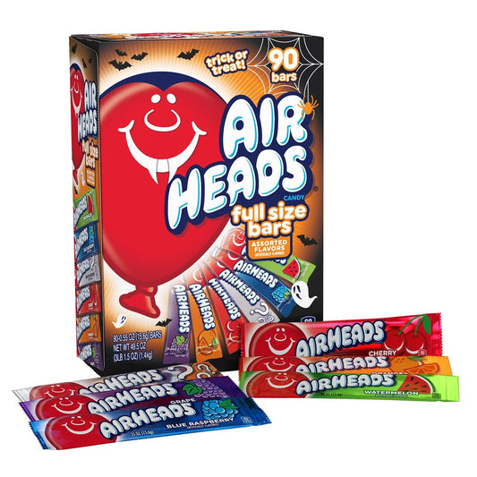 AirHeads Halloween Variety Pack Candy - 90 Piece Bulk Bag
