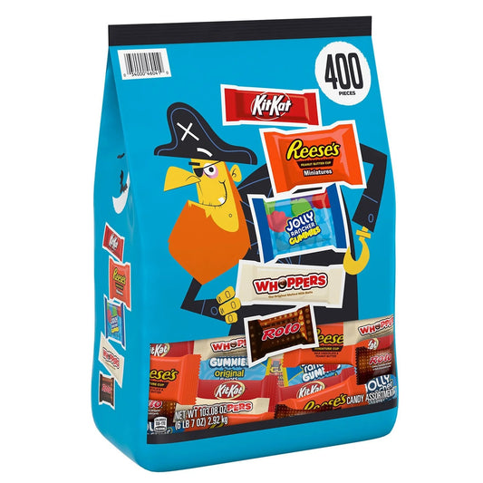 HERSHEY'S Halloween Variety Candy Mix - 400 Pieces Bulk Bag