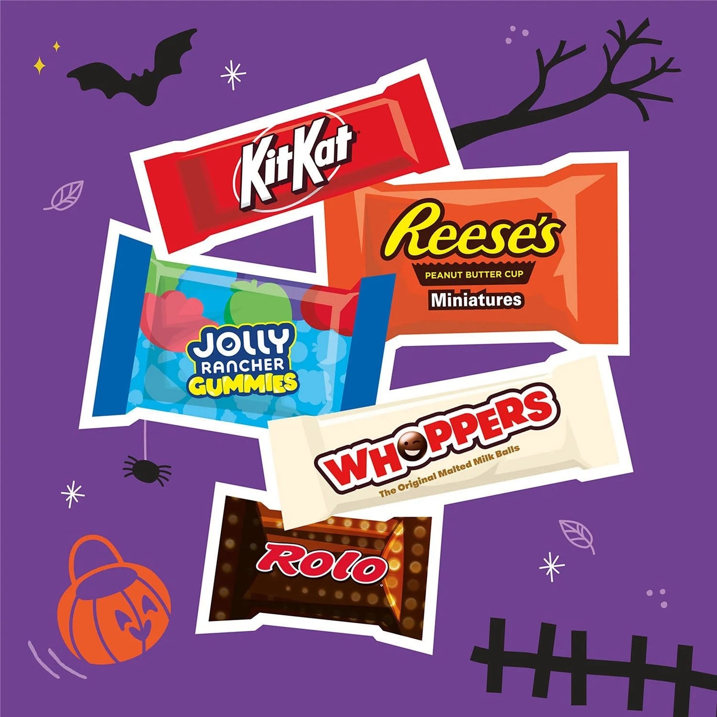 HERSHEY'S Halloween Variety Candy Mix - 400 Pieces Bulk Bag