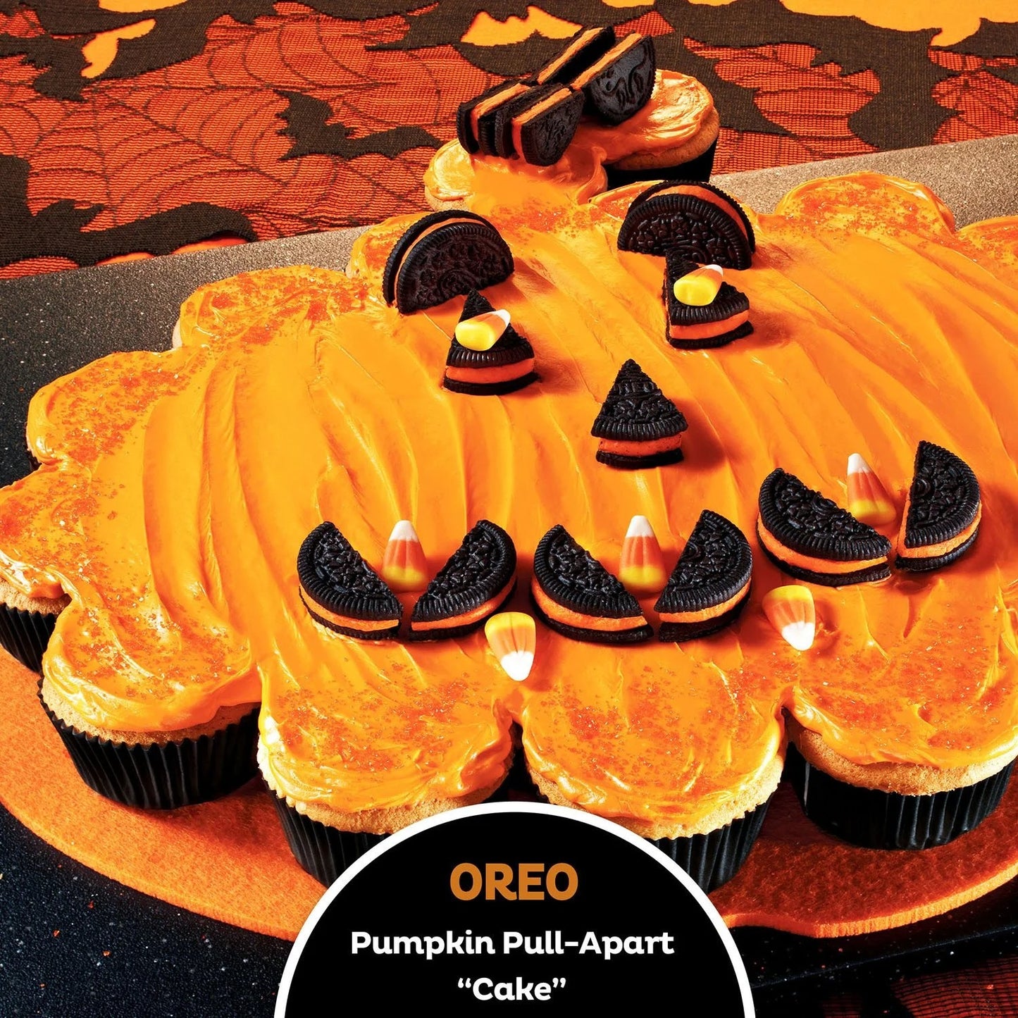 OREO Fall Treats Orange Creme Cookies - 40 Pack Individually Wrapped